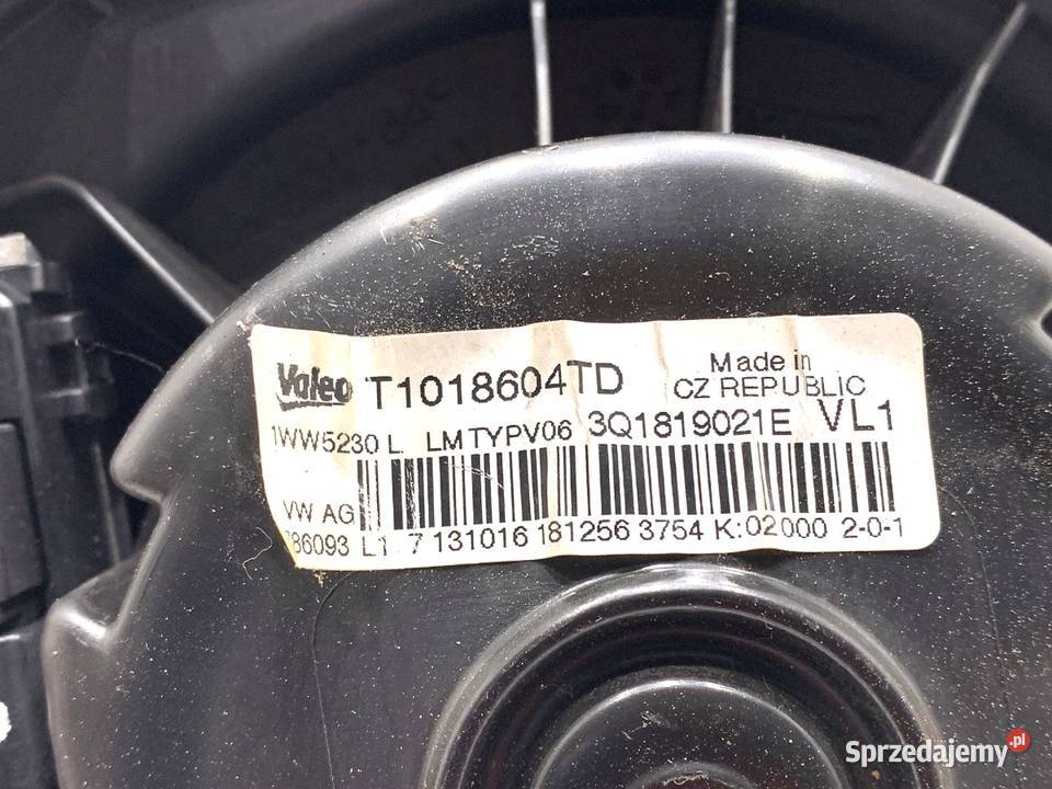 DMUCHAWA NAWIEWU VW PASSAT B8 3Q1819021E osobowe Części samochodowe sprzedam