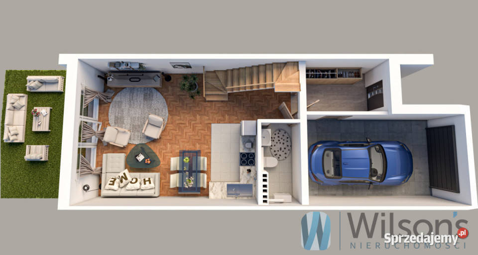 sprzedaży domu szeregowego Marki 1714m2