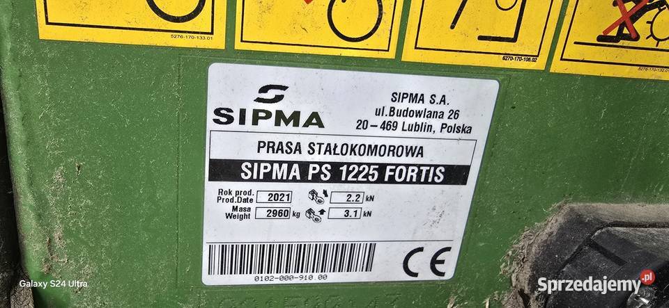 Sipma 1225 fortis Sipma Podgórzyn sprzedam
