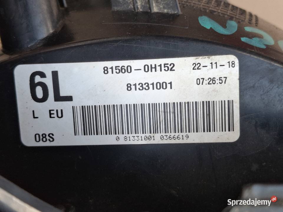 CITROEN C1 II LAMPA LEWY TYŁ LEWA TYLNA ORYGINAŁ Bieleń