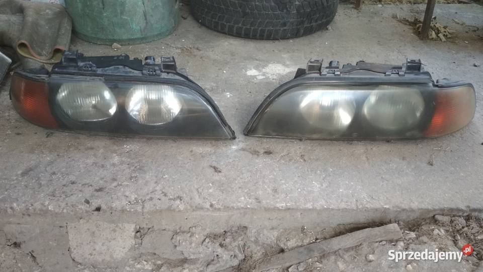 Reflektory lampy przedliftowe BMW E39 europa Rok produkcji 1997 Starachowice