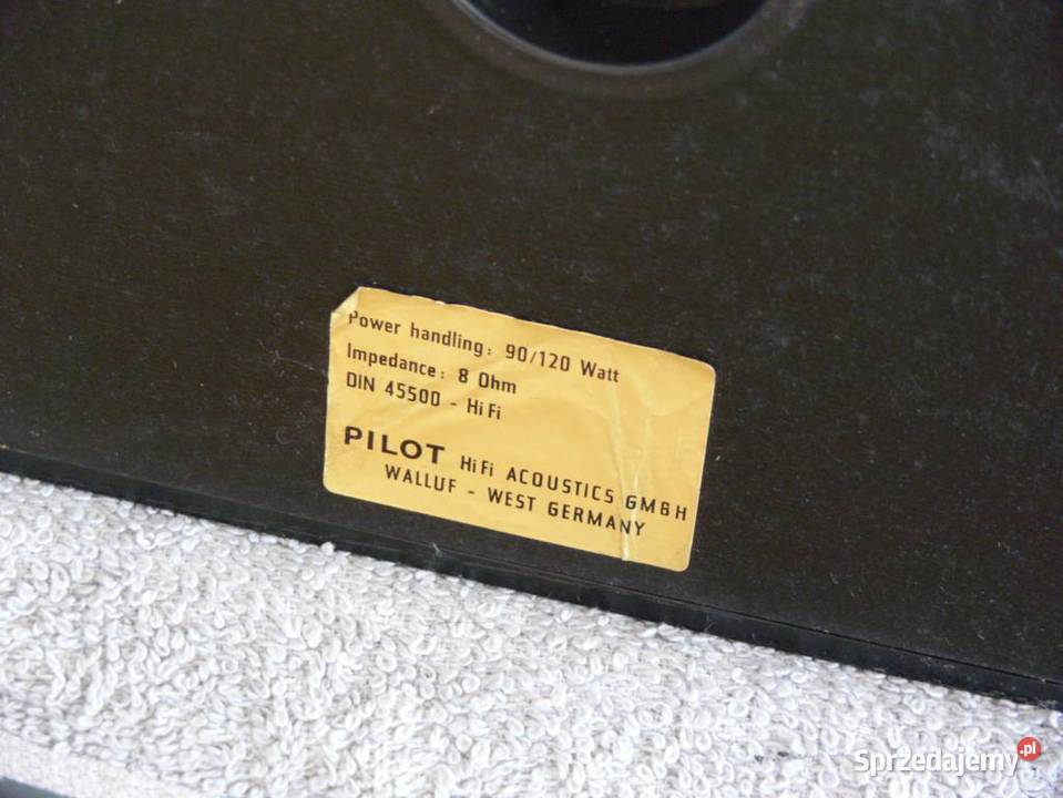 Mocne Kolumny Pilot 2 x 120 wat Vintage WYSYŁKA podkarpackie Jasło