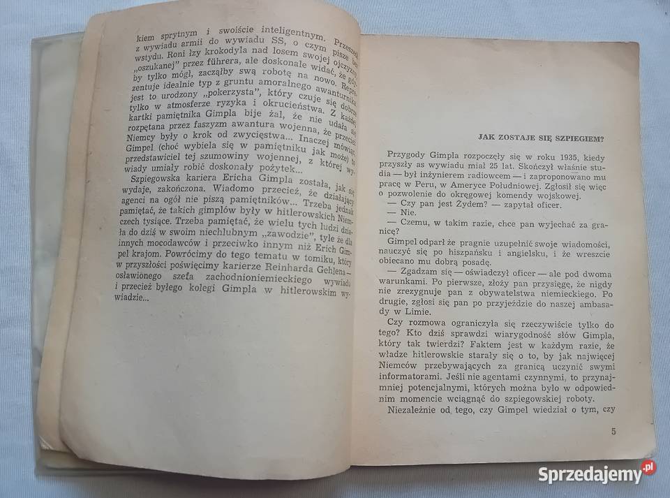 Żółty Tygrys Franciszek Welczar Szpieg Nazi 176
