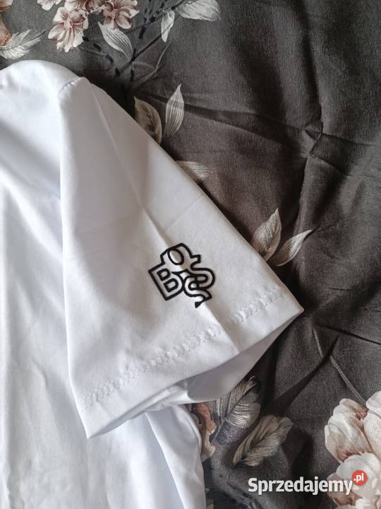Tshirt męski Hugo Boss nowoczesny design grubsza Białystok