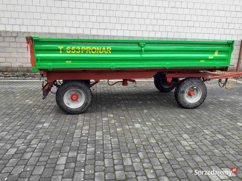Przyczepa Pronar 2008 T653 wywrotka 3stronna D47 świętokrzyskie