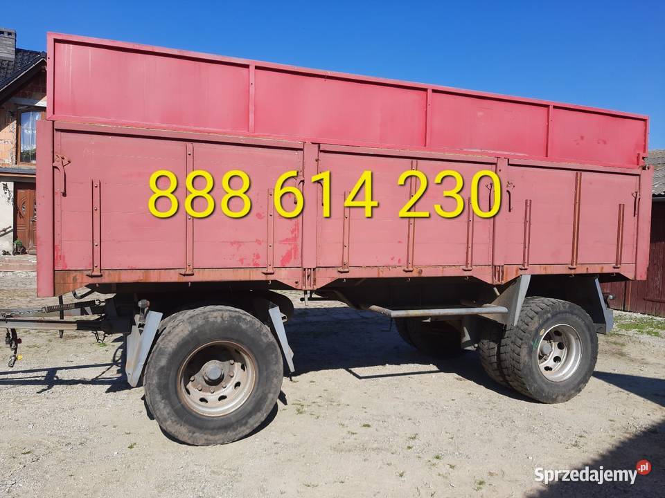 Przyczepa wywrotka na tył 14 ton Grębów