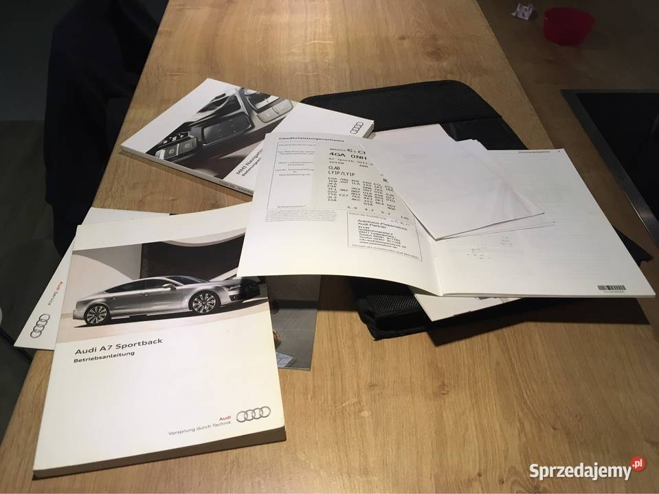 Audi A7 zestaw książek etui Bełchatów