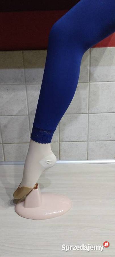 Leginsy w kolorze chabrowym Valery lubelskie Lublin