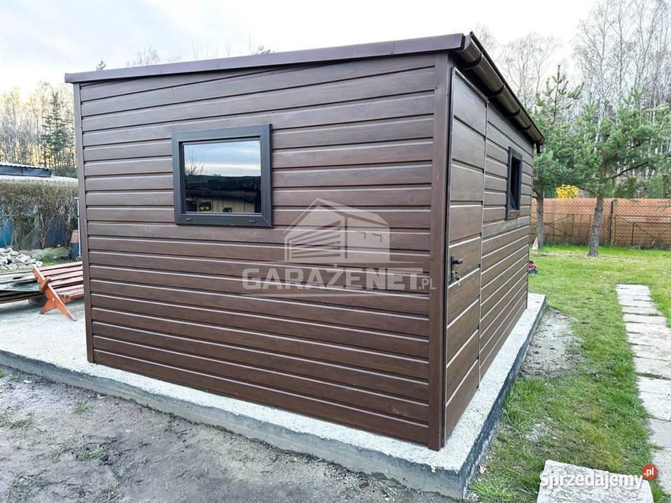 SCHOWEK DOMEK OGRODOWY 4x3 m SPAD W PRZÓDDRZWI małopolskie Łapanów
