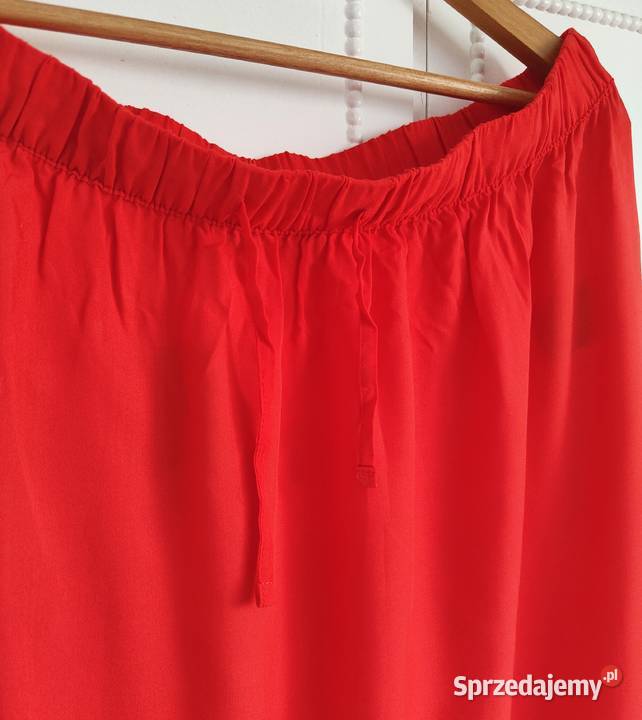 Czerwona zwiewna spódnica Esmara 46 3XL plus Szczecin
