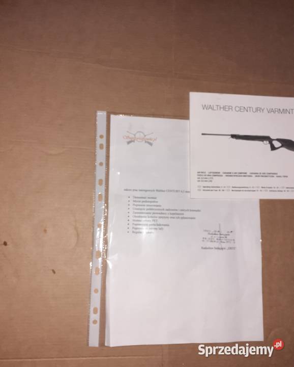 Walther Century Varmint 45 tuningu Siedlce
