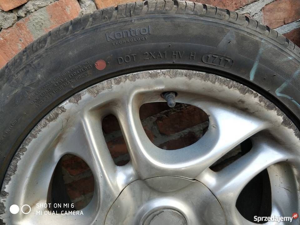 Alufelgi made in UK ET37 z oponami 19550R15 Kobyłka sprzedam