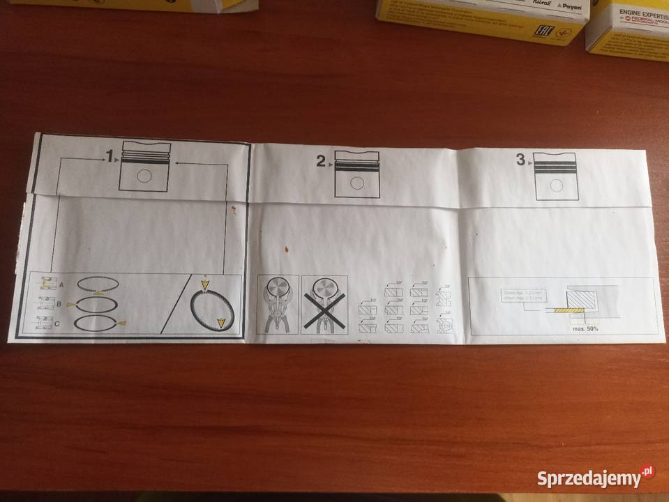 Pierścienie tłokowe Goetze BMW 540i740i840iX5