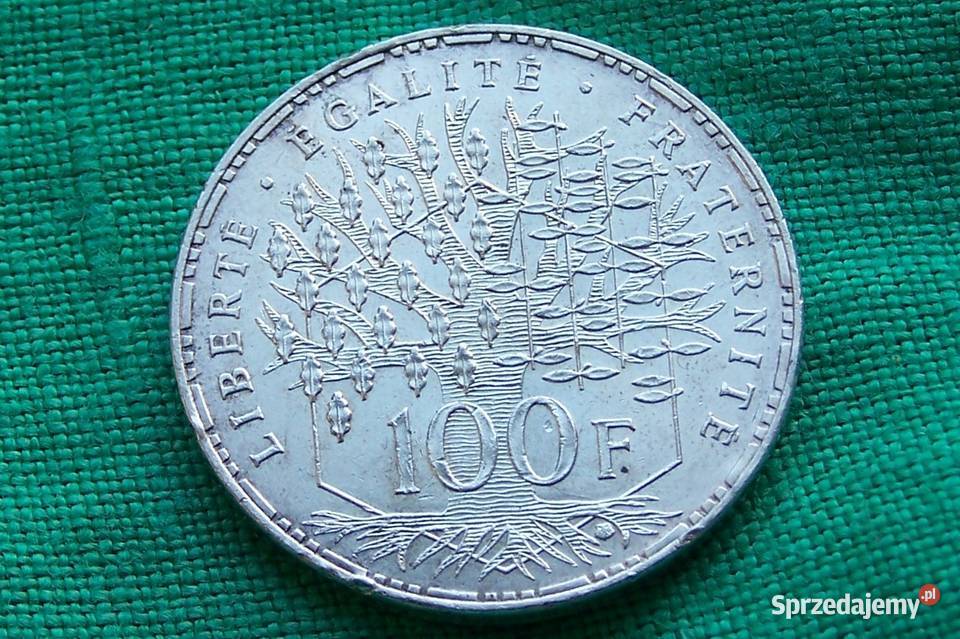 Francja 100 franków 1983 Ag Numizmatyka Elbląg