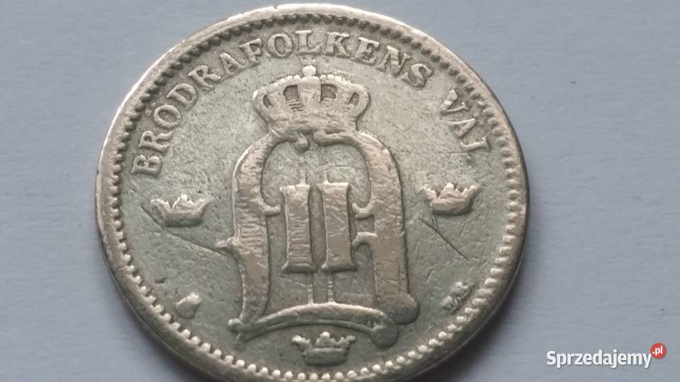 25 ORE 1899 Szwecja SREBRO RARYTAS