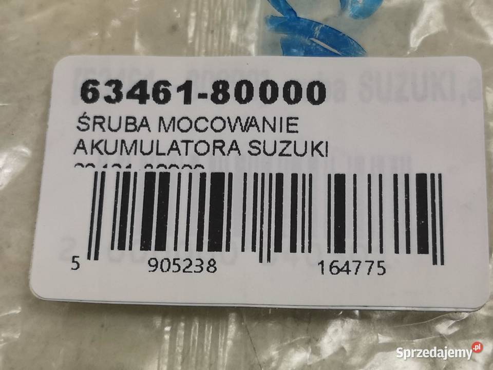 ŚRUBA MOCOWANIA AKUMULATORA SUZUKI NOWA sprzedam