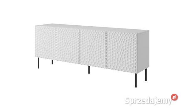 Nowoczesna komoda HOLE 190 biały mat 190cm Warszawa