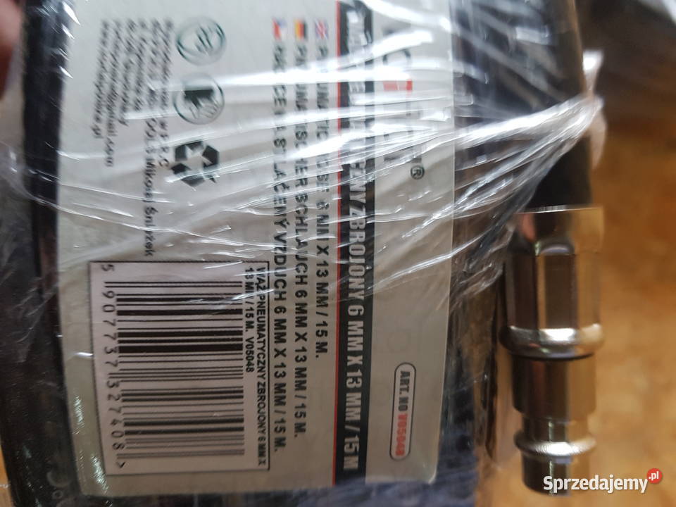 Wąż Pneumatyczny Gumowy Przewód 6x13mm vorfal