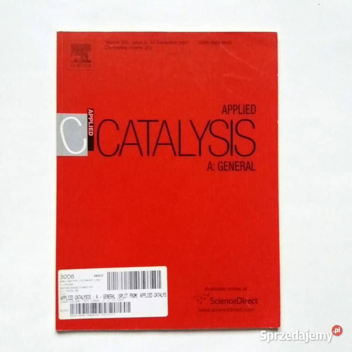 Applied Catalysis A General Volume 333 15122007 łódzkie