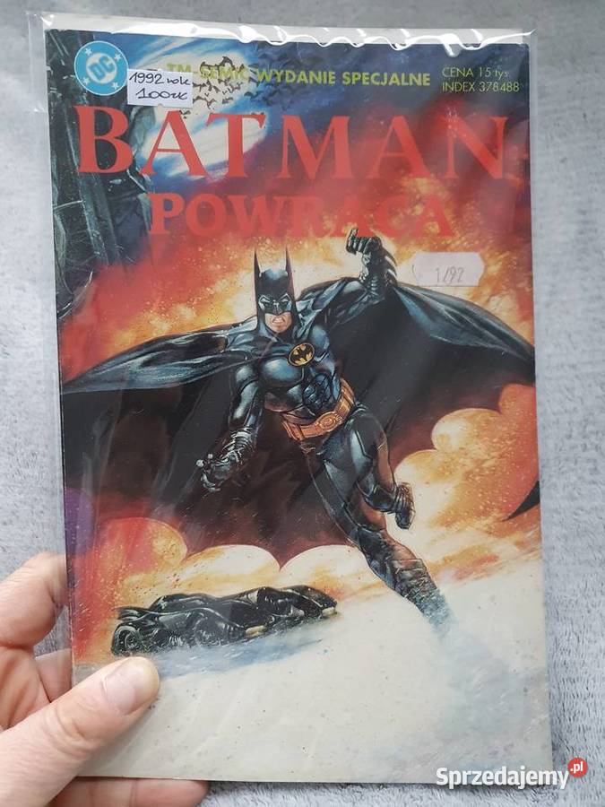 Batman Powraca komiks filmowy TMSemic 1992 Gdynia