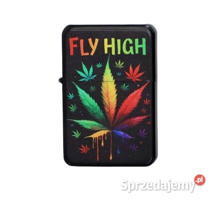 Zapalniczka Benzynowa Gentelo z Nadrukiem FLY Ostrowy nad Okszą