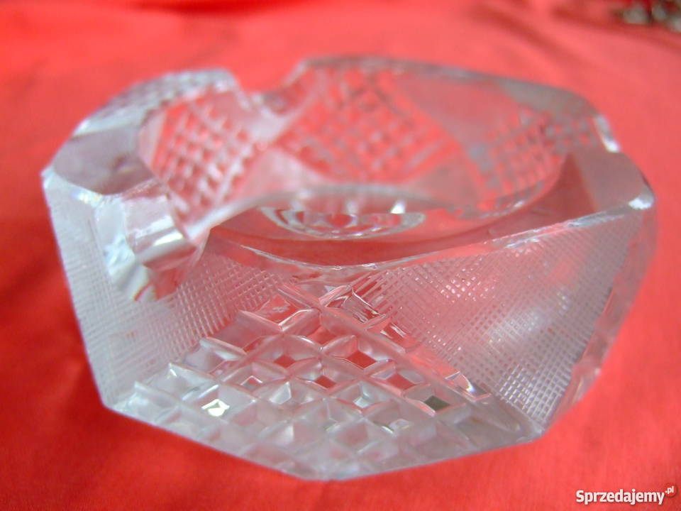 Popielniczka kryształowa popielnica kryształ