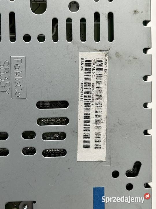 Oryginalne radio Ford FoMoCo CJ5T19C107CE osobowe Sprzęt audio fabryczny Motoryzacja mazowieckie