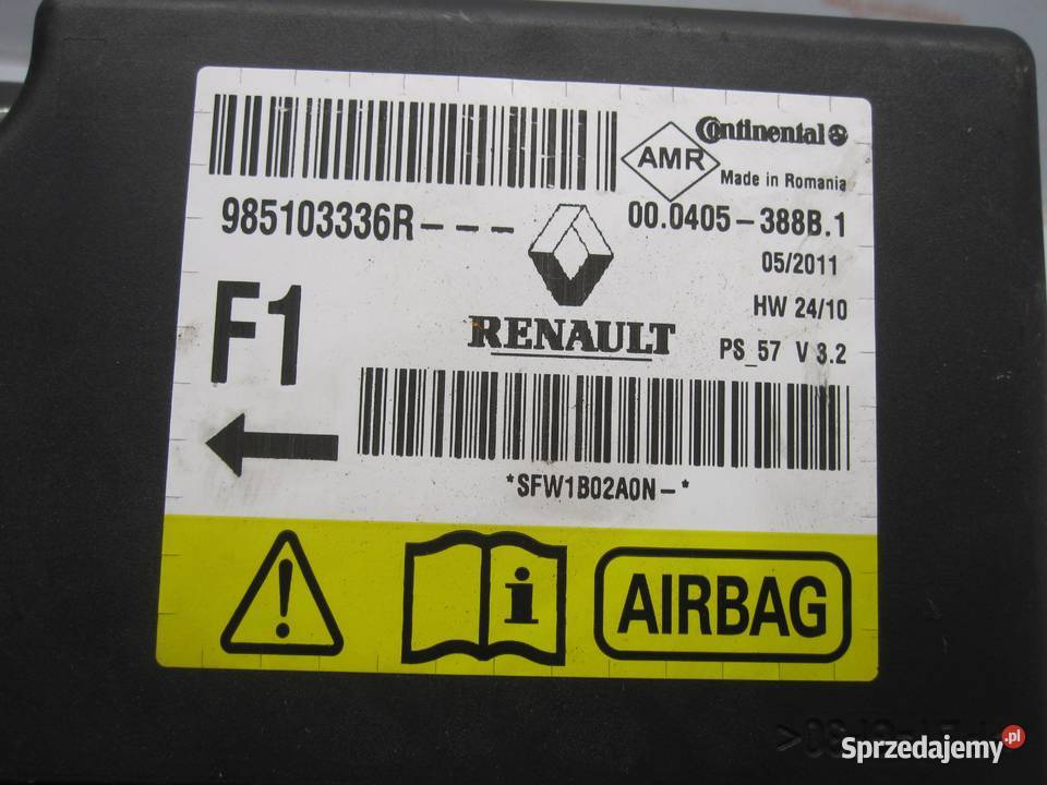 RENAULT MEGANE III CC 11r moduł AIRBAG Kielce