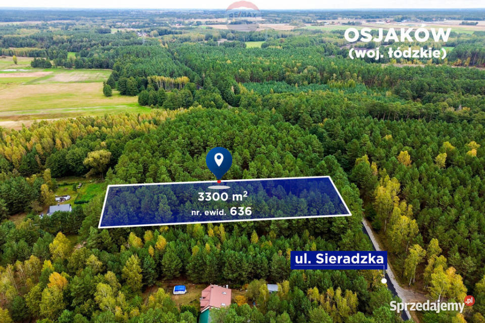 Na sprzedaż działka budowlana w lesie Osjaków