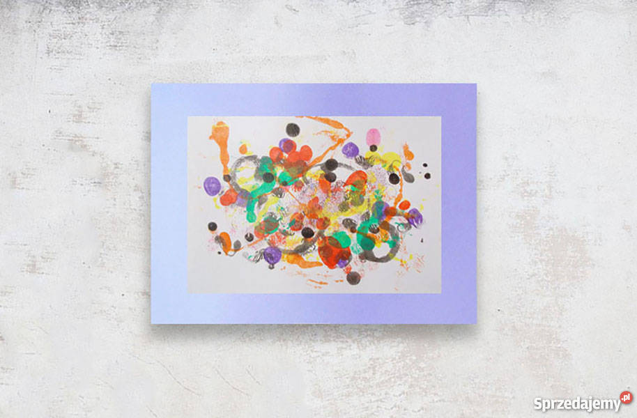 nowoczesna dekoracja kolorowa abstrakcja ładna Dekoracje i ozdoby Poznań