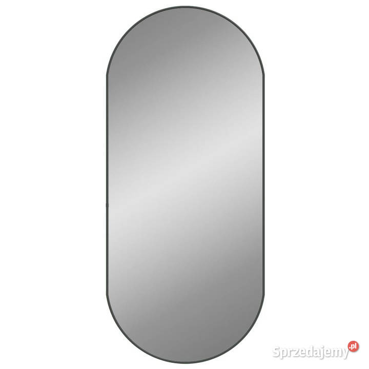 Lustro ścienne czarne 100x45 owalne WM348208 Warszawa
