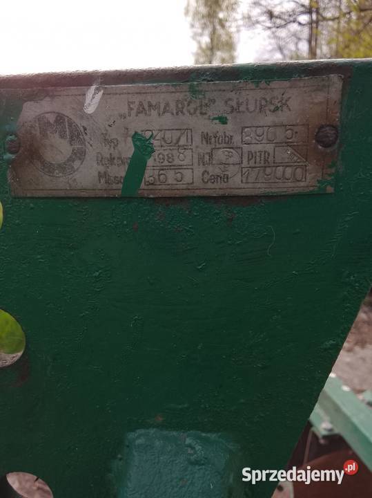 Brona talerzowa 2x9 druga 2x8 Tymienica Stara sprzedam