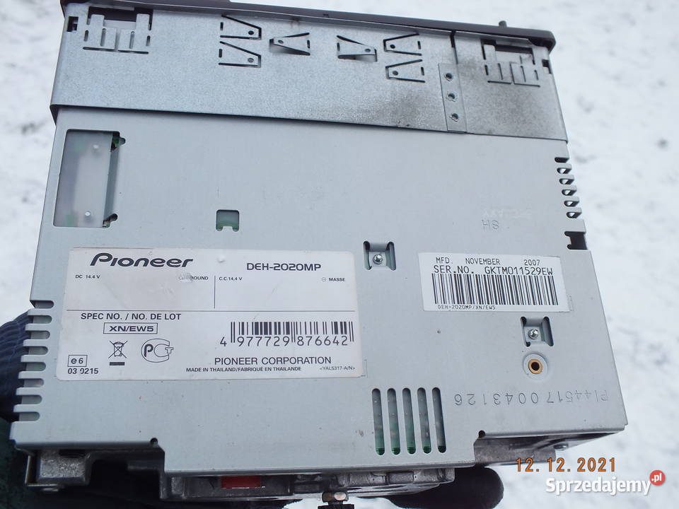 RADIOODTWARZACZ PIONEER DEH2020MP STAN IDEALNY Łódź sprzedam