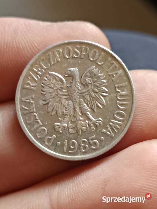 Sprzedam monetę 50 groszy 1985 mała skrętka Chełm