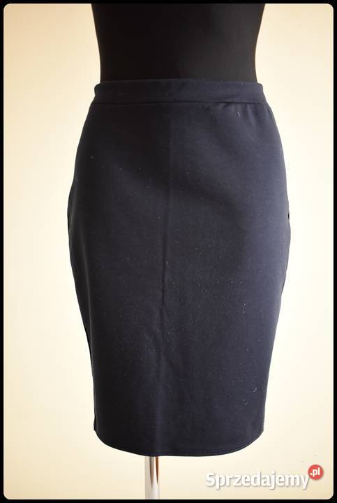 Granatowa spódnica ołówkowa na gumce rozmiar 38 mazowieckie