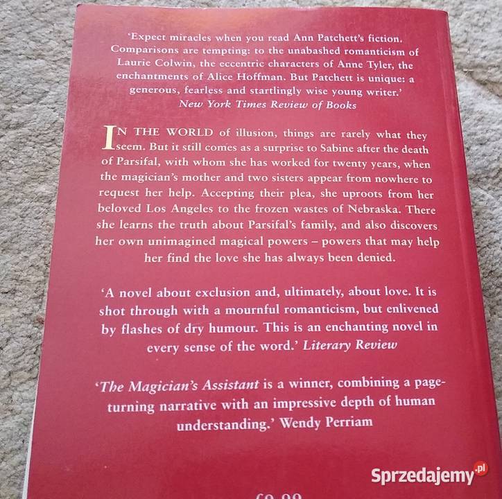 The Magicians assistant Ann Patchett ISBN 9781841150024 Gdańsk
