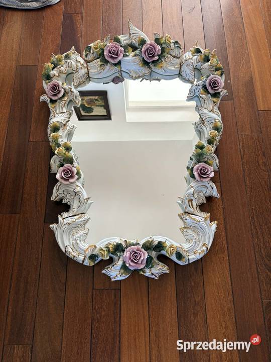 Przepiękne ceramiczne lustro Wołomin