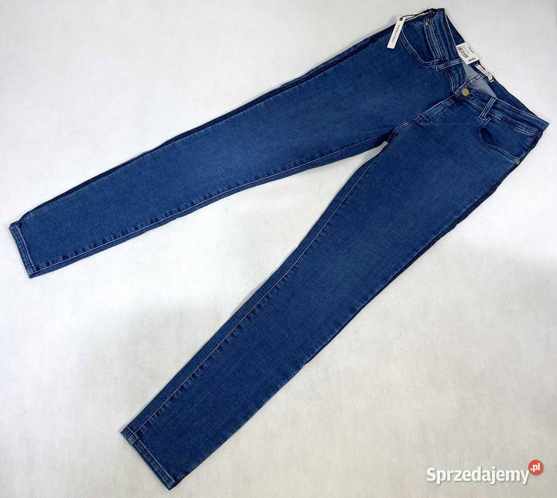 Spodnie damskie Wrangler Skinny Indigo Uniform Pisz