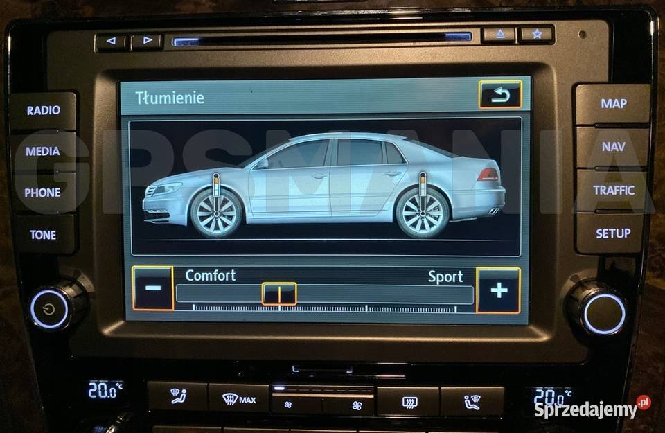 Polskie menu polski lektor mapa Volkswagen VW GPS i akcesoria Łódź