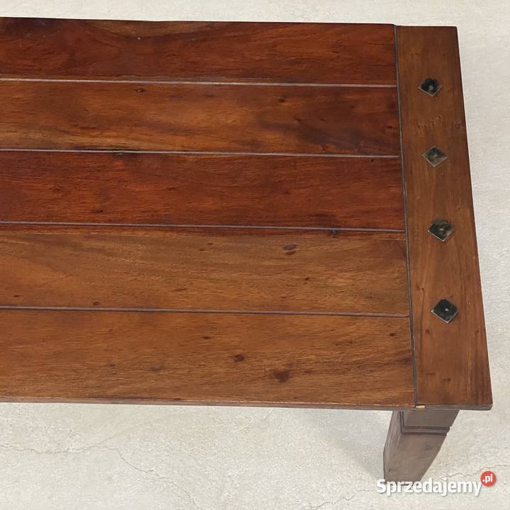 Ława drewniana w stylu kolonialnym Budno