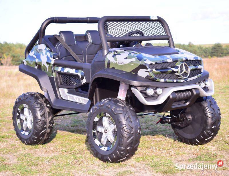 Auto samochód na akumulator MERCEDES UNIMOG 4x4 Myszków