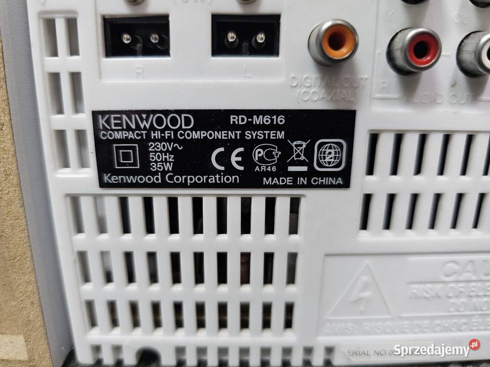 Wieża Kenwood M616 USB CD iPod biała Kraków