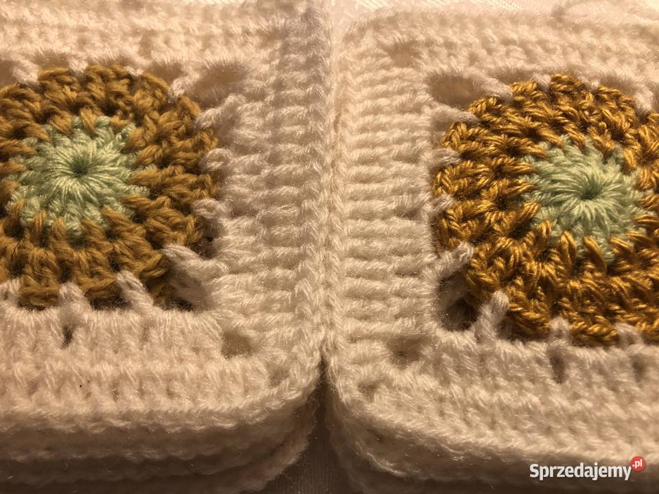 kwadrat babuni kwiaty poduszka narzuta95100 Zegrze