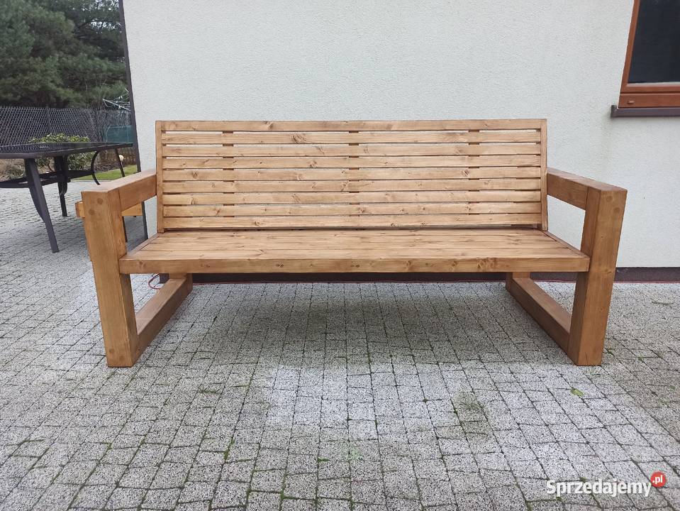 Ławka drewniana ogrodowasofa Skierdy sprzedam