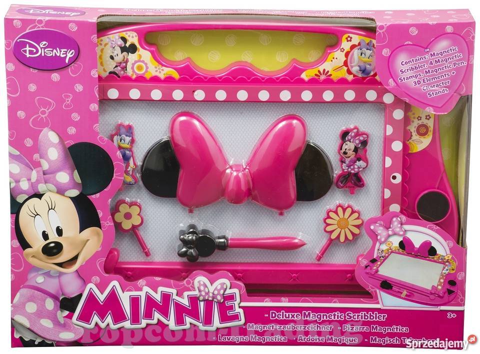 Myszka Minnie Duża TABLICA Magnetyczna Znikopis
