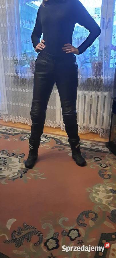 Spodnie motocyklowe skórzane r50 turystyczne Zamość