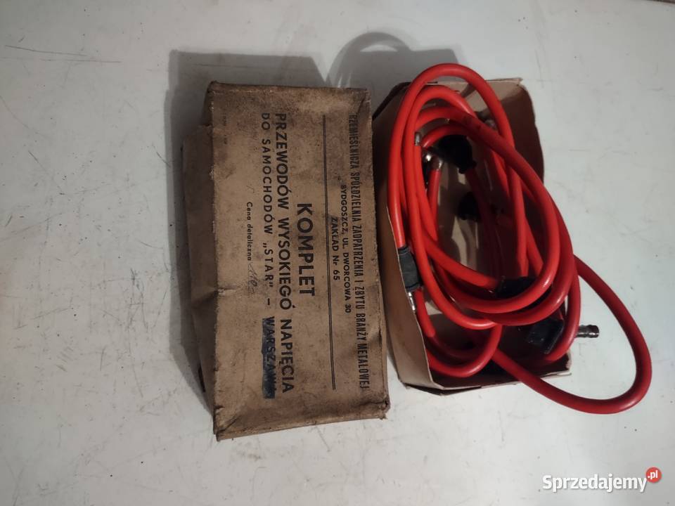 STAR PRZEWODY ZAPŁONOWE FABRYKA PRL Lublin