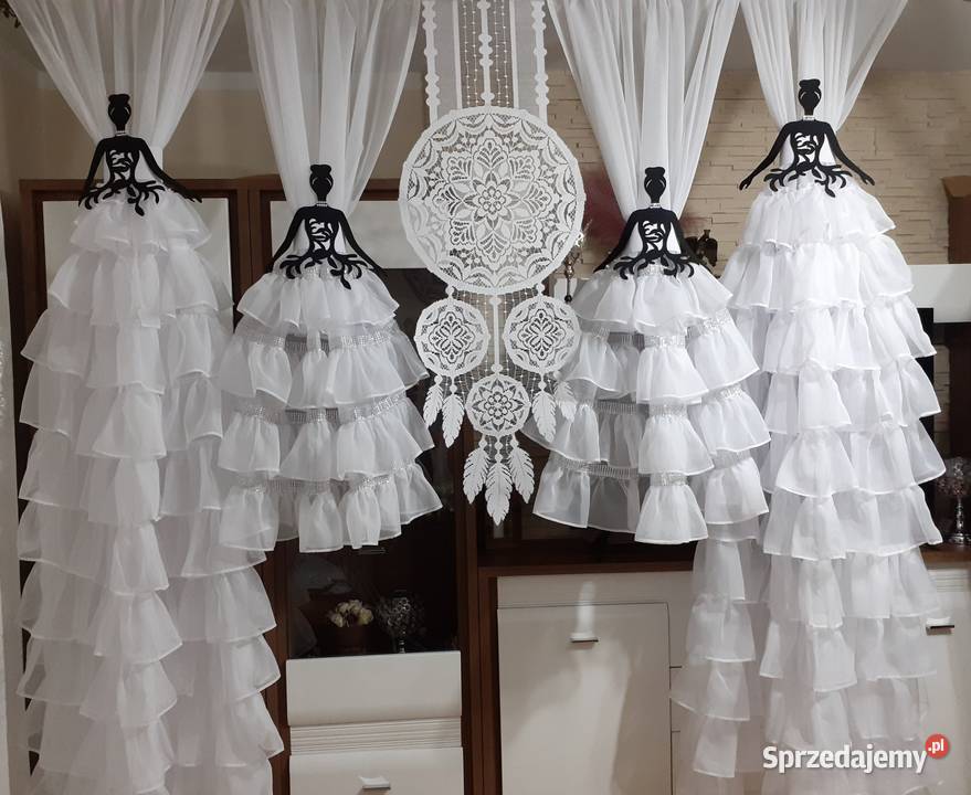 Firana z falbanami woal Mława