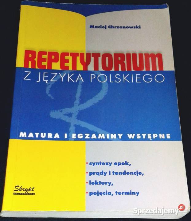 Repetytorium z języka polskiego Maciej Chełm
