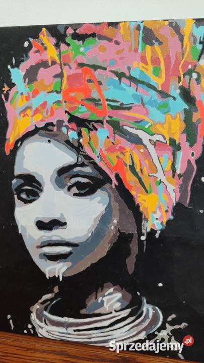 Obraz akrylowy popart portret